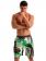 Geronimo Board Shorts, Item number: 1905p4 Green Surf Boardshorts, Color: Green, photo 2